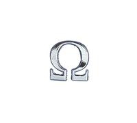 Rayher - Cera Diseño: Alpha + Omega, 25 mm, Unidades. 2 Piezas, Plata