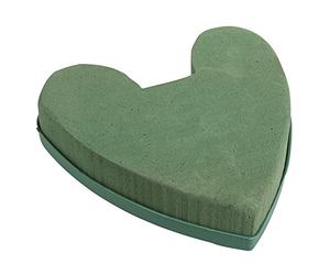 Rayher Corazón espuma para flores, 15 cm ø, arreglos florales, bodas y decoración, 30204000