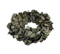 Rayher Corona eucalipto natural, 35cm ø, 12cm, decoración rústica, 65396000