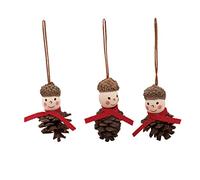 Rayher Duendecillos forma piñas para colgar, 3x11cm, surtido, Caja 3uds, coloreado, 46655999