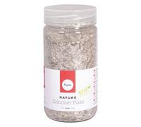 Rayher Glimmer natural, plateado, fino, 0,1-3 mm, 370 ml, manualidades, decoración, 39591606