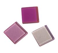 Rayher Hobby 14540258 - Mosaico acrílico, 1 cm x 1 cm, 50 g, envase de aprox. 205 unidades, color rosa