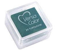 RAYHER HOBBY 28395404 Tampón versac Olor, Sello Superficie 2,5 x 2,5 cm, Color Turquesa