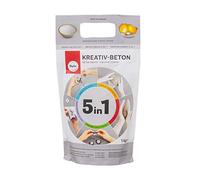 Rayher Hormigón creativo 5 en 1, color gris, para manualidades, 1 kg, 34463558