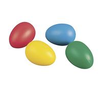 Rayher Huevos de plástico 3906049, 6 cm, 4 Colores, 10 Unidades