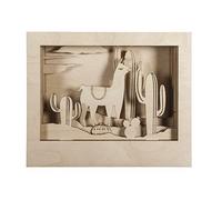 Rayher - Juego de construcción de madera, madera, naturaleza, 24x20x6,9 cm