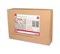 Rayher Juego moldes Silicona Conejo y Huevo, Incluye Panel de Madera, 36205000