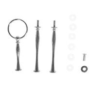 Rayher Kit 'Clásico' varillas bandeja, expositor dulces, 11 piezas plateadas, 19x8x1.6 cm, 34237000