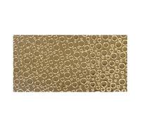 Rayher Lámina de Cera, Kreise, Gold Glänzend, 20x10 cm