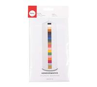 Rayher Láminas de cera de colores, 18 ud., 10x5 cm, para manualidades y decorar velas, 3102600