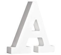 Rayher MDF Letra A, FSC 100%, 10,9x2x11cm, blanco, 64540102