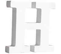 Rayher MDF Letra H, FSC 100%, 11x2x11cm, blanco, 64547102