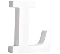 Rayher MDF Letra L, FSC 100%, 9,7x2x11cm, blanco, 64551102
