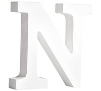 Rayher MDF Letra N, FSC 100%, 10,9x2x11cm, blanco, 64553102