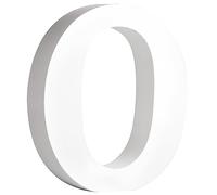 Rayher MDF Letra O, FSC 100%, 9,9x2x11cm, blanco, 64554102