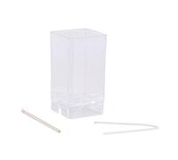 Rayher Molde de fundición de Velas Cuadrado, Poliestireno, 90x60 mm