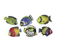 Rayher Molde de fundición de Peces, 9 cm, 6 diseños, Color Blanco