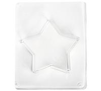 Rayher Molde de fundición: Estrella diámetro, 7 cm ø