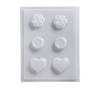 Rayher Molde de fundición: pomos, Surtidos, 3 Motivos, 4-5,5 cm, tamaño: 23,2 x 18,3 cm