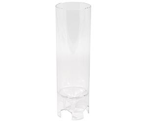 Rayher Molde para velas de cera, cirio punta acampanada 14 cm alto, 5 cm ø, incluye mecha, 3116800