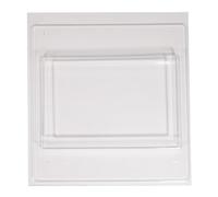 Rayher Molde plato decorativo, bandeja cuadrada, 27x18x2 cm, 1,3 cm borde, decoración, 36139000