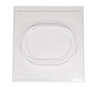 Rayher Molde plato decorativo, bandeja ovalada, 24,5x18x2 cm, 1,3 cm borde, decoración, 36138000