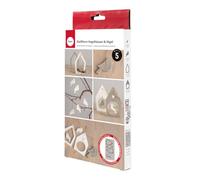 Rayher Molde silicona casa de pájaros + pajaros, 14,5x26x1,2cm, 5 formas, caja 1ud, gris, 36172000