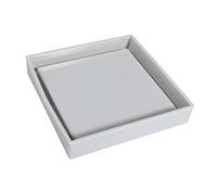 Rayher Molde silicona cuadrado, 10x10x1,5 cm, bandeja decoración y manualidades, 36127000
