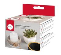 Rayher Molde silicona Cuenco decor. acanalado, ø 9cm, Altura 6cm, caja 1ud, gris, 36185000