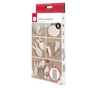 Rayher Molde silicona 'Happy Spring', 14,5x26x1 cm, 8 formas, manualidades y decoración, 36137000