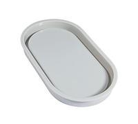 Rayher Molde silicona ovalado, 17,8x9,5x1,6 cm, bandeja decoración y manualidades, 36126000