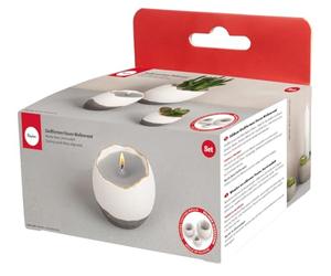 Rayher Molde silicona set jarrones borde ondula, 3piezas, 5x4,2cm/7,2x6cm/9,5x7,8cm, gris, 36182000