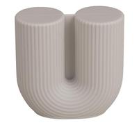 Rayher Molde silicona velas, U estriado 8,4x3,9 cm, 8,6 cm alto, hacer velas decorativas, 36148000