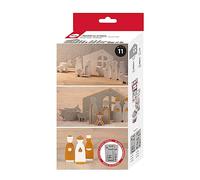 Rayher Moldes silicona figuras Belén Navidad, 2 ud, 11 formas, manualidades, 36131000