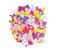 Rayher Motivos de Fieltro Mezcla de Cuentos, 4cm, autoadhesivos, Bolsa 120 uds, Coloreado, 43001999