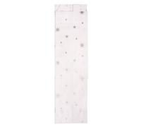 Rayher - Papel plegable con estrellas pequeñas, plata, 7 x 24 cm, 25 unidades