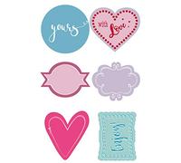 Rayher Pegatinas, Papel, carbón, 3,5 cm