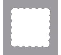 Rayher Perforadora de papel para Scrapbooking, cuadrado con ondas, 2,7x2,7 cm, 200 g/m², 69090000