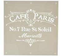 Rayher Plantilla Café Paris, Surtido, 30,5x30,5cm, SB-Bol 1unidad