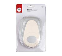 Rayher - Plantilla par troquelar (7,5 cm, hoja de acero), diseño de óvalo con borde ribeteado