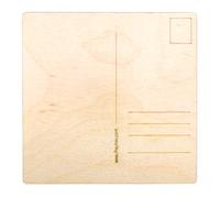 Rayher Postales de madera, 14,8x14,8x0,3cm, 2 ud, manualidades, 62954505