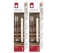 Rayher Set molde vela, 27 cm, 2,5 cm ø, para hacer cirio, 31642000 (Paquete de 2)