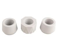 Rayher Set moldes de silicona mini macetas, 3uds, 3 diseños, 5x5cm, gris, 36183000
