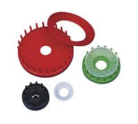 Rayher Set para hacer estrellas decorativas, 12, 16 y 24 puntas, 3 moldes con cortador, 8939000