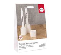 Rayher set para moldear portavelas decorativos, 1 molde, portavelas disponibles en diferentes alturas, 34472000