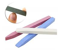 Rayibuir 10 piezas piedra pómez uñas arte lima cutícula empujador cortador pedicura manicura pulido herramienta