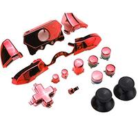 Rayker Juego de botones completos Mod Kits para Xbox One Elite 1697 1698 Controller, 17 piezas galvanoplastias de plástico con destornilladores T6 T8