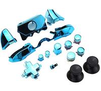 Rayker Juego de botones completos Mod Kits para Xbox One Elite 1697 1698 Controller, 17 piezas galvanoplastias de plástico con destornilladores T6 T8