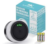 RAYKONG Baliza V16 Geolocalización DGT 3.0 | 2ª Generacion con indicadores LED | Luz Emergencia Coche - Moto Homologado por DGT | SIM y Datos Pagados hasta 2038