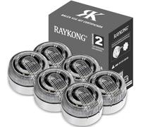 RAYKONG Baliza V16 Geolocalización DGT 3.0 | con 1 Indicador Led Conexíon | GPS | Homologada por DGT [SIM y Datos Pagados hasta 2038] Luz de emergencia de Segunda Generación | x6